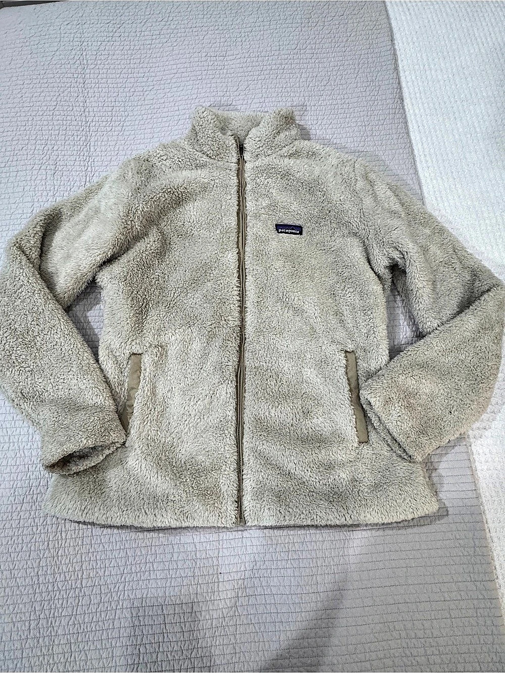 Patagonia Women's Los Gatos Fleece Jacket Beige XL